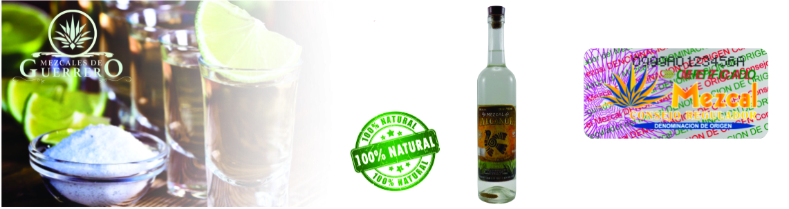 MEZCAL ARTESANAL BLANCO CON GUSANO AVECANOR ECONOMICO DF